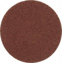 Made in USA - 3" Disc Diam, 400 Grit, Aluminum Oxide Quick Change Disc - Type S Attaching System, Coated, Brown, Super Fine Grade - Industrial Tool & Supply