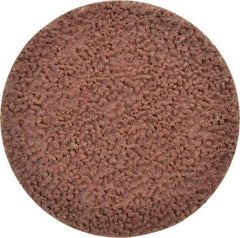 Made in USA - 2" Disc Diam, 120 Grit, Aluminum Oxide Quick Change Disc - Type R Attaching System, Coated, Brown, Fine Grade - Industrial Tool & Supply