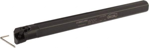 Hertel - 1.2" Min Bore Diam, 12" OAL, 1" Shank Diam, A-MCLN Indexable Boring Bar - CN.. Insert, Screw or Clamp Holding Method - Industrial Tool & Supply