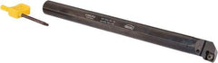 Hertel - 0.93" Min Bore Diam, 10" OAL, 3/4" Shank Diam, A-SCLP Indexable Boring Bar - CP.. Insert, Screw Holding Method - Industrial Tool & Supply