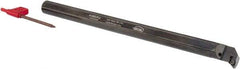 Hertel - 0.85" Min Bore Diam, 10" OAL, 5/8" Shank Diam, A-SDUP Indexable Boring Bar - DP.. Insert, Screw Holding Method - Industrial Tool & Supply