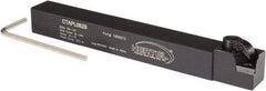 Hertel - CTAP, Left Hand Cut, 3° Lead Angle, 1/2" Shank Height x 1/2" Shank Width, Positive Rake Indexable Turning Toolholder - 4-1/2" OAL, TP..22 Insert Compatibility, Series Clamp Type - Industrial Tool & Supply
