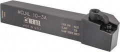 Hertel - MCLN, Left Hand Cut, 5° Lead Angle, 5/8" Shank Height x 5/8" Shank Width, Negative Rake Indexable Turning Toolholder - 4" OAL, CN..32. Insert Compatibility, Series Multi-Option - Industrial Tool & Supply