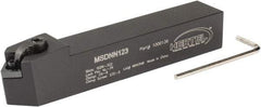 Hertel - MSDN, Neutral Cut, 0° Lead Angle, 3/4" Shank Height x 3/4" Shank Width, Negative Rake Indexable Turning Toolholder - 4-1/2" OAL, SN..32. Insert Compatibility, Series Multi-Option - Industrial Tool & Supply