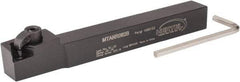 Hertel - MTAN, Right Hand Cut, 3° Lead Angle, 1/2" Shank Height x 1/2" Shank Width, Negative Rake Indexable Turning Toolholder - 4-1/2" OAL, TN..22. Insert Compatibility, Series Multi-Option - Industrial Tool & Supply