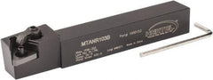 Hertel - MTAN, Right Hand Cut, 3° Lead Angle, 5/8" Shank Height x 5/8" Shank Width, Negative Rake Indexable Turning Toolholder - 4-1/2" OAL, TN..33. Insert Compatibility, Series Multi-Option - Industrial Tool & Supply