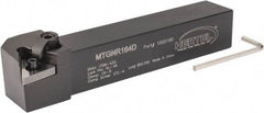 Hertel - MTGN, Right Hand Cut, 3° Lead Angle, 1" Shank Height x 1" Shank Width, Negative Rake Indexable Turning Toolholder - 6" OAL, TN..43. Insert Compatibility, Series Multi-Option - Industrial Tool & Supply