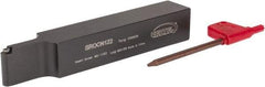 Hertel - SROC, Neutral Cut, 0° Lead Angle, 3/4" Shank Height x 3/4" Shank Width, Neutral Rake Indexable Turning Toolholder - 4-1/2" OAL, RC..21.5. Insert Compatibility, Series Screw-Type - Industrial Tool & Supply