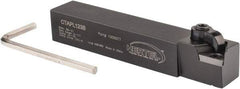 Hertel - CTAP, Left Hand Cut, 3° Lead Angle, 3/4" Shank Height x 3/4" Shank Width, Neutral Rake Indexable Turning Toolholder - 4-1/2" OAL, TP..32. Insert Compatibility, Series Clamp Type - Industrial Tool & Supply