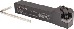 Hertel - MCLN, Left Hand Cut, 5° Lead Angle, 3/4" Shank Height x 3/4" Shank Width, Negative Rake Indexable Turning Toolholder - 4-1/2" OAL, CN..43. Insert Compatibility, Series Multi-Option - Industrial Tool & Supply
