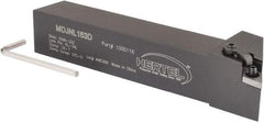 Hertel - MDJN, Left Hand Cut, 3° Lead Angle, 1" Shank Height x 1" Shank Width, Negative Rake Indexable Turning Toolholder - 6" OAL, DN..33. Insert Compatibility, Series Multi-Option - Industrial Tool & Supply