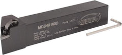 Hertel - MDJN, Right Hand Cut, 3° Lead Angle, 1" Shank Height x 1" Shank Width, Negative Rake Indexable Turning Toolholder - 6" OAL, DN..33. Insert Compatibility, Series Multi-Option - Industrial Tool & Supply