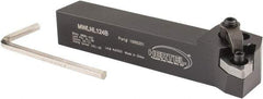 Hertel - MWLN, Left Hand Cut, 5° Lead Angle, 3/4" Shank Height x 3/4" Shank Width, Negative Rake Indexable Turning Toolholder - 4-1/2" OAL, WN..43. Insert Compatibility, Series Multi-Option - Industrial Tool & Supply