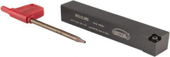 Hertel - SCLC, Left Hand Cut, 5° Lead Angle, 1/2" Shank Height x 1/2" Shank Width, Neutral Rake Indexable Turning Toolholder - 3-1/2" OAL, CC..21.5. Insert Compatibility, Series Screw-Type - Industrial Tool & Supply
