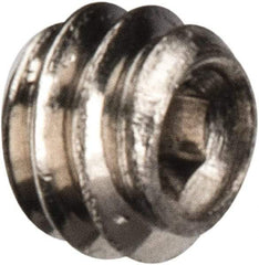 Value Collection - #2-56 UNC, 1/16" OAL, Cup Point Set Screw - Grade 18-8 Stainless Steel, 0.035" Key - Industrial Tool & Supply