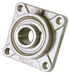 Value Collection - 1-1/8" ID, 108mm OAL x 4-1/4" OAH Solid 4-Bolt Flange - Exact Industrial Supply