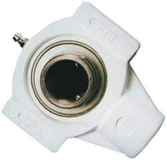 Value Collection - 1-1/4" ID, 42.9mm OAL x 4-1/32" OAH Take Up Unit - 3,462 Lb Static Cap, 5,777 Lb Dyn Cap, SS Thermoplastic - Industrial Tool & Supply