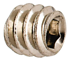 Value Collection - #3-48 UNC, 3/32" OAL, Cup Point Set Screw - Grade 18-8 Stainless Steel, 0.05" Key - Industrial Tool & Supply