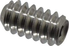 Value Collection - #6-32 UNC, 1/4" OAL, Cup Point Set Screw - Grade 18-8 Stainless Steel, 1/16" Key - Industrial Tool & Supply