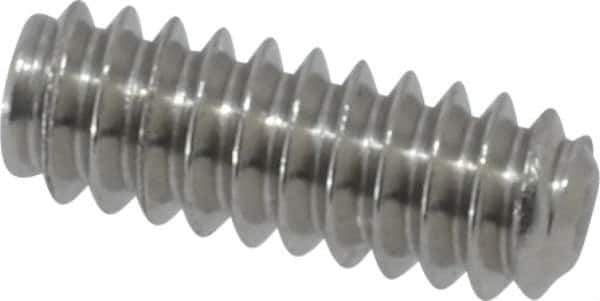 Value Collection - #6-32 UNC, 3/8" OAL, Cup Point Set Screw - Grade 18-8 Stainless Steel, 1/16" Key - Industrial Tool & Supply