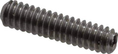 Value Collection - #0-80 UNF, 1/4" OAL, Cup Point Set Screw - Grade 18-8 Stainless Steel, 0.028" Key - Industrial Tool & Supply