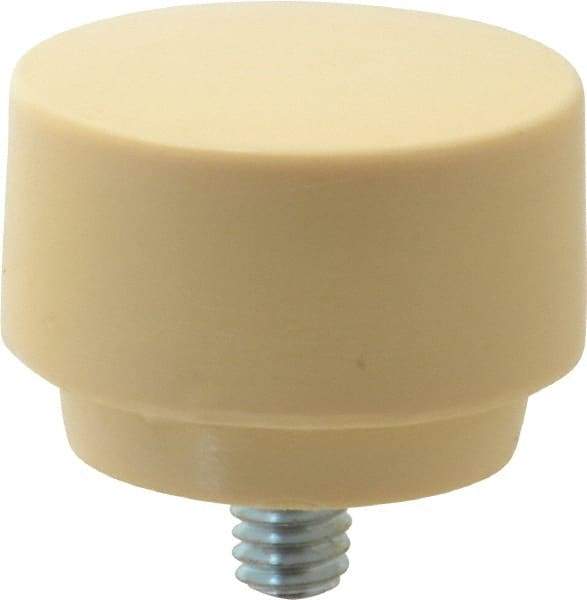 Proto - 1-1/2" Face Diam, Grade Medium Hard, Tan Hammer Tip/Face - Plastic - Industrial Tool & Supply