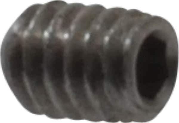 Value Collection - #1-72 UNF, 3/32" OAL, Cup Point Set Screw - Grade 18-8 Stainless Steel, 0.035" Key - Industrial Tool & Supply