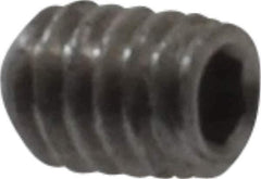 Value Collection - #1-72 UNF, 3/32" OAL, Cup Point Set Screw - Grade 18-8 Stainless Steel, 0.035" Key - Industrial Tool & Supply