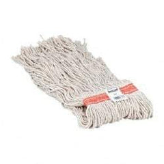 Rubbermaid - 1" Orange Head Band, X-Large Cotton Cut End Mop Head - 8 Ply, Side Loading Connection, Use for General Purpose - Industrial Tool & Supply