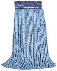 Rubbermaid - 1" Orange Head Band, Large Blended Fiber Cut End Mop Head - 4 Ply, Use for General Purpose - Industrial Tool & Supply