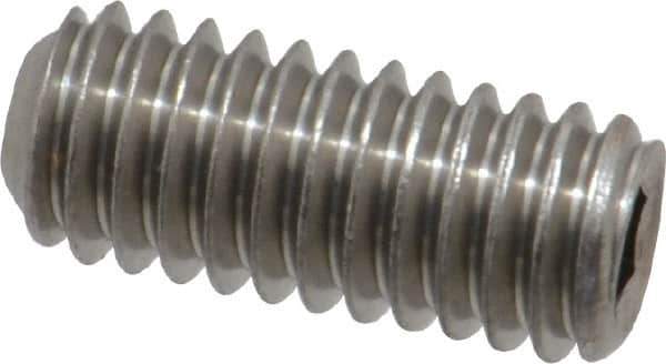 Value Collection - 5/16-18 UNC, 3/4" OAL, Cup Point Set Screw - Grade 18-8 Stainless Steel, 3/32" Key - Industrial Tool & Supply