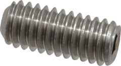 Value Collection - 5/16-18 UNC, 3/4" OAL, Cup Point Set Screw - Grade 18-8 Stainless Steel, 3/32" Key - Industrial Tool & Supply