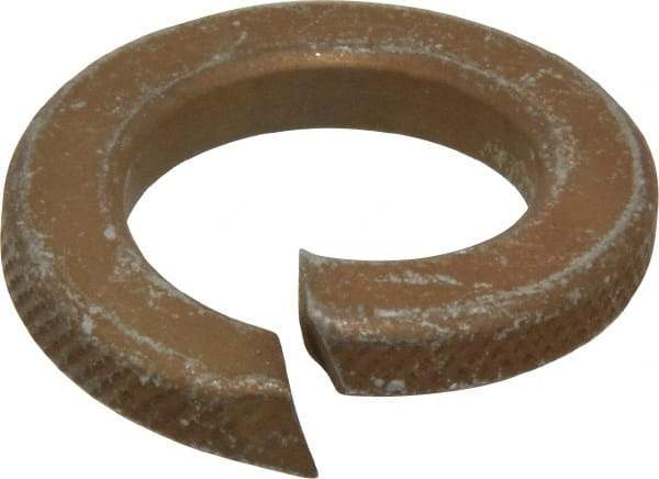 Value Collection - 7/8", 0.878" ID, 0.219" Thick Split Lock Washer - Grade 8 Steel, Zinc Yellow Dichromate Finish, 0.878" Min ID, 0.894" Max ID, 1.459" Max OD - Industrial Tool & Supply