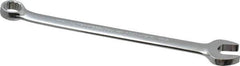 Proto - 18mm 12 Point Combination Wrench - 15° Offset Angle, 10-1/2" OAL, Steel, Chrome Finish - Industrial Tool & Supply