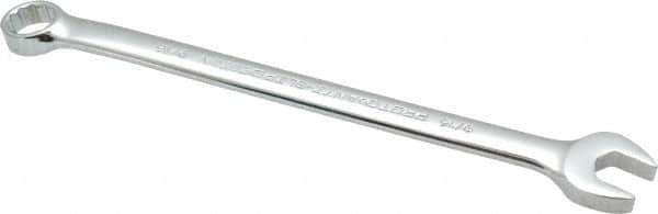 Proto - 9/16" 12 Point Combination Wrench - 15° Offset Angle, 8-5/8" OAL, Steel, Chrome Finish - Industrial Tool & Supply