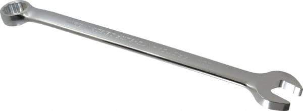 Proto - 22mm 12 Point Offset Combination Wrench - 15° Offset Angle, 11-1/2" OAL, Steel, Chrome Finish - Industrial Tool & Supply