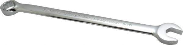 Proto - 13/16" 12 Point Offset Combination Wrench - 15° Offset Angle, 11-7/8" OAL, Steel, Chrome Finish - Industrial Tool & Supply