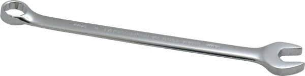 Proto - 14mm 12 Point Combination Wrench - 15° Offset Angle, 8-5/8" OAL, Steel, Chrome Finish - Industrial Tool & Supply