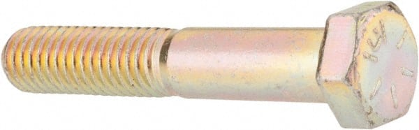 Made in USA - 3/8-16 UNC, 2-1/4" Length Under Head Hex Head Cap Screw - Industrial Tool & Supply