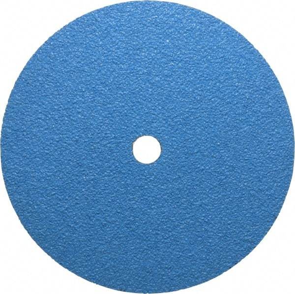 Norton - 9-1/8" Diam 7/8" Hole 24 Grit Fiber Disc - Very Coarse Grade, Zirconia Alumina, Series F826 - Industrial Tool & Supply