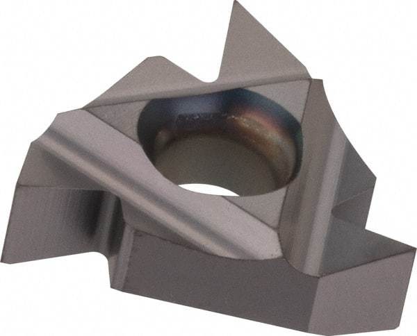 Kennametal - 16NR Internal Right Hand 48-8 Partial Profile 55° Laydown Threading Insert - Grade KC5025, TiAlN Coated Carbide, 9.53mm Inscribed Circle - Industrial Tool & Supply