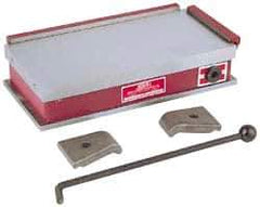 Suburban Tool - Fine Pole Rectangular Permanent Magnetic Block Chuck - 6" Long x 3" Wide x 2-5/8" High, Ceramic - Industrial Tool & Supply