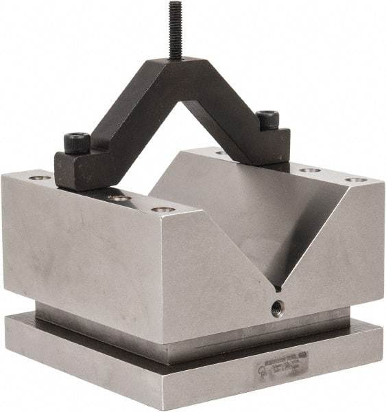 Suburban Tool - 4-3/8" Max Capacity, 90° Angle, Hardened Steel V-Block - 6" Long x 6" Wide x 4" High, Sold as Individual - Industrial Tool & Supply