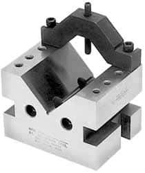 Suburban Tool - 4-3/8" Max Capacity, 90° Angle, Hardened Steel V-Block - 6" Long x 6" Wide x 4" High, Sold as Matched Pair - Industrial Tool & Supply