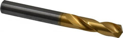 Guhring - 9.40054mm 140° Spiral Flute Solid Carbide Screw Machine Drill Bit - Industrial Tool & Supply