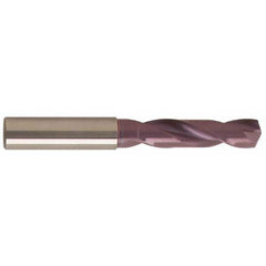 Guhring - 0.4488" 140° Spiral Flute Solid Carbide Screw Machine Drill Bit - Industrial Tool & Supply