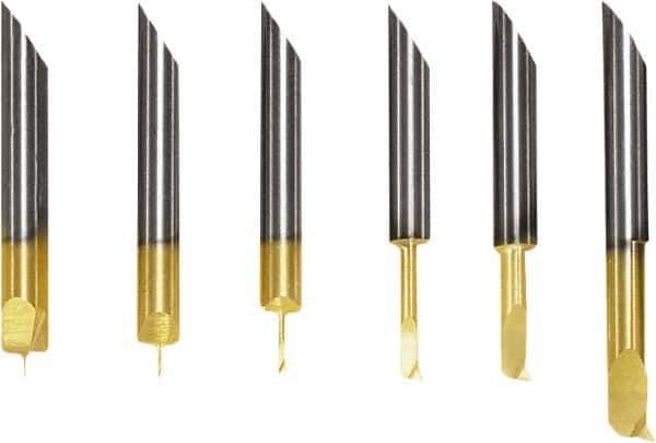 Seco - 4.5mm Min Bore Diam, 6.2mm Max Bore Depth, 4mm Shank Diam, Boring Bar - Right Hand Cut, Solid Carbide - Exact Industrial Supply