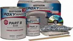 Rust-Oleum - 1 Gal Gloss Gray Water-Based Epoxy - Approximately 250 Sq Ft/Gal Coverage, <100 g/L VOC Content - Industrial Tool & Supply