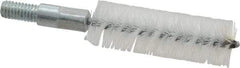 Value Collection - 3/4" Diam Helical Stainless Steel Tube Brush - Double Spiral, 0.012" Filament Diam, 2-23/64" Brush Length, 4" OAL, 5/16-18 Male Shank - Industrial Tool & Supply
