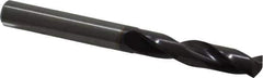 Guhring - 0.315" 140° Spiral Flute Solid Carbide Screw Machine Drill Bit - FIREX Finish, Right Hand Cut, 41mm Flute Length, 79mm OAL, SU Point, Straight Shank - Industrial Tool & Supply